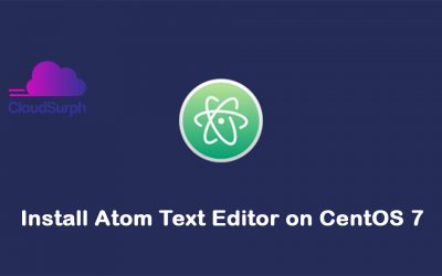 How to Install Atom Text Editor on CentOS 7