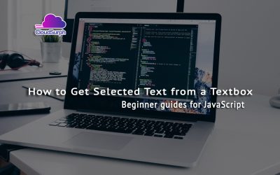 JavaScript How to Get Selected Text from a Textbox