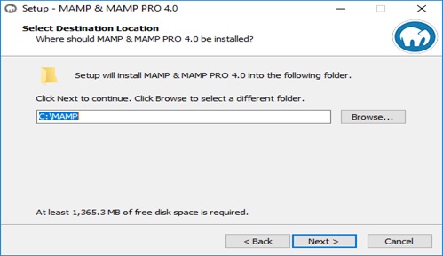 mamp server setup on windows 10