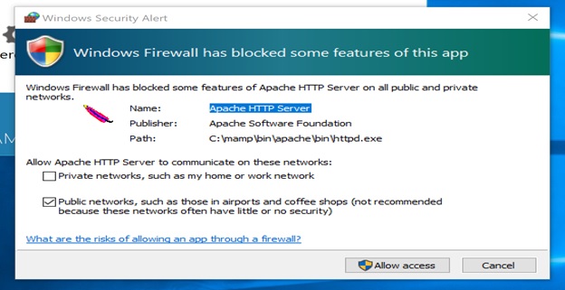mamp server setup on windows 10