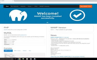 How to setup a MAMP server on windows 10