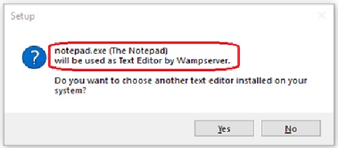 wamp server setup on windows 10 