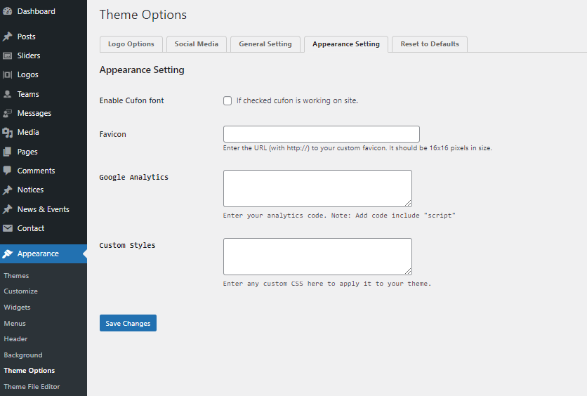 How-To-Create-A-Simple-WordPress-Theme-Options-Page